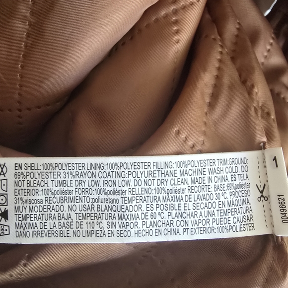 NWT Brown Tan bomber jacket XS Forever 21 - Picture 7 of 7